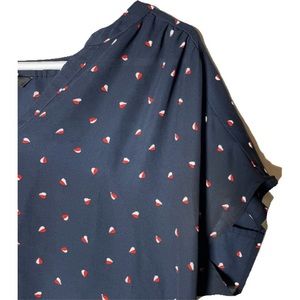 Banana Republic Valentine Heart Blouse